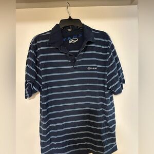 Men's Navy Striped Vans Shirt